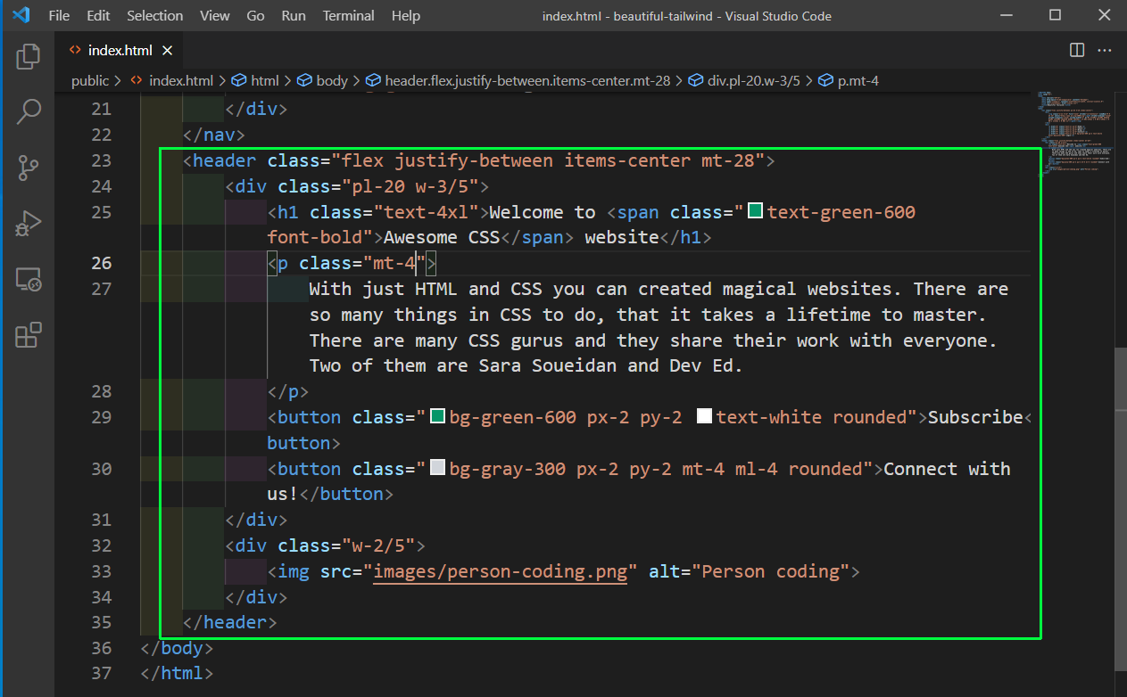 The Web Dev Create An Animated Landing Page With Tailwind CSS
